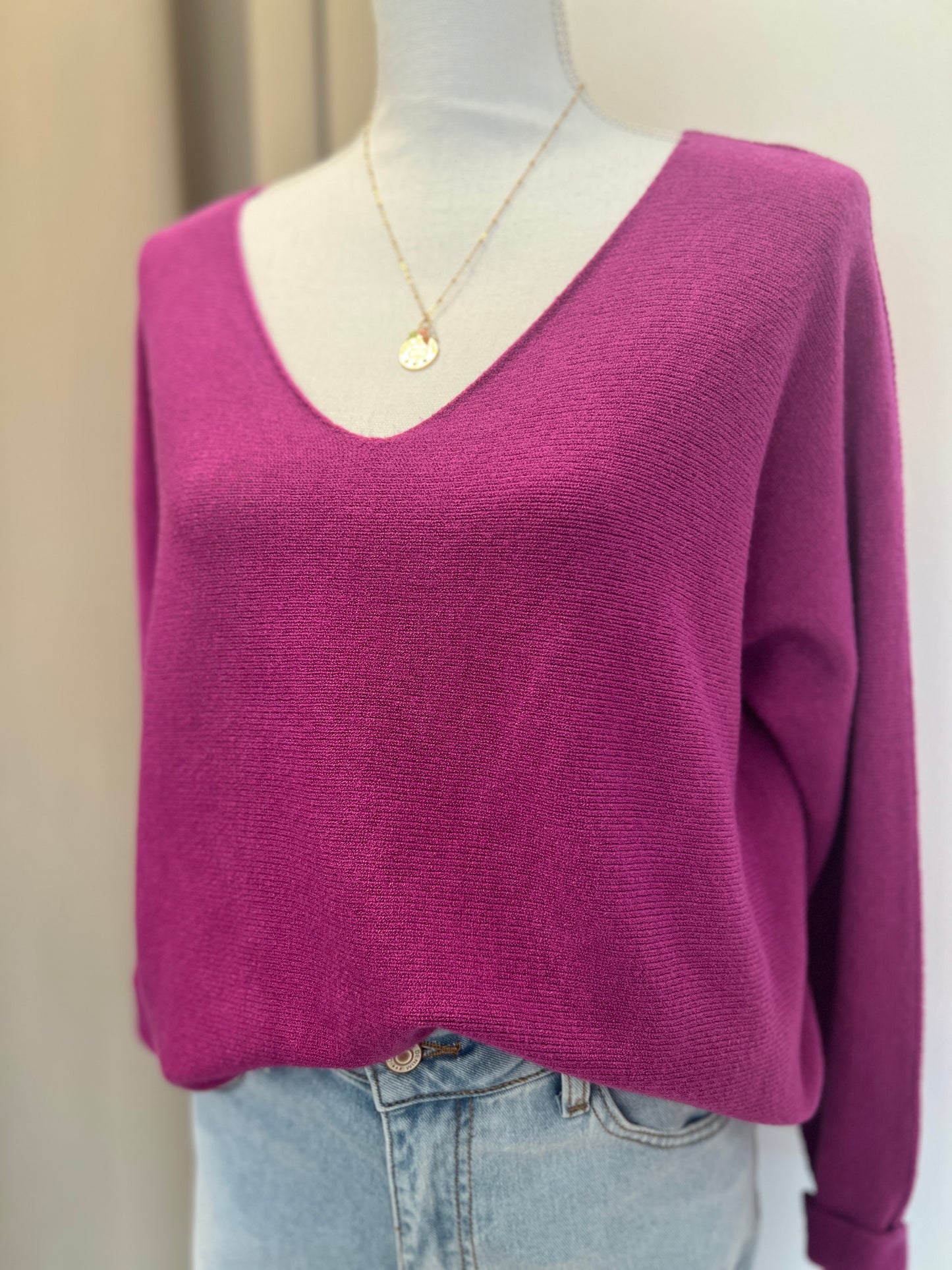 PULL AURORE VIOLET
