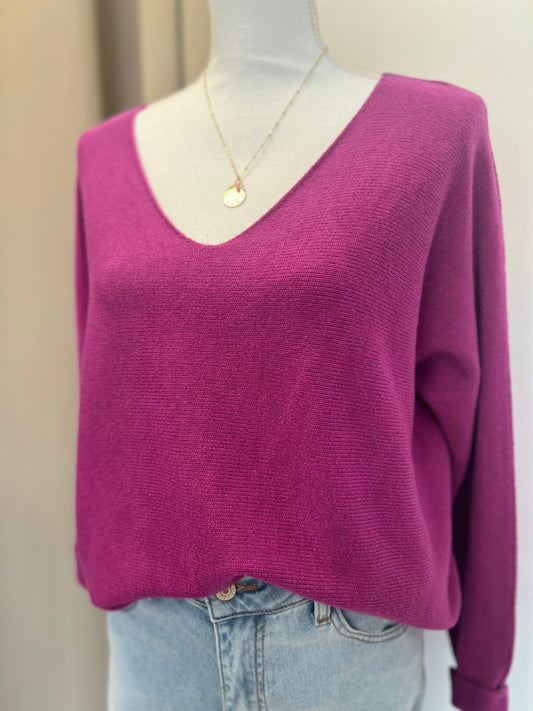 PULL AURORE VIOLET